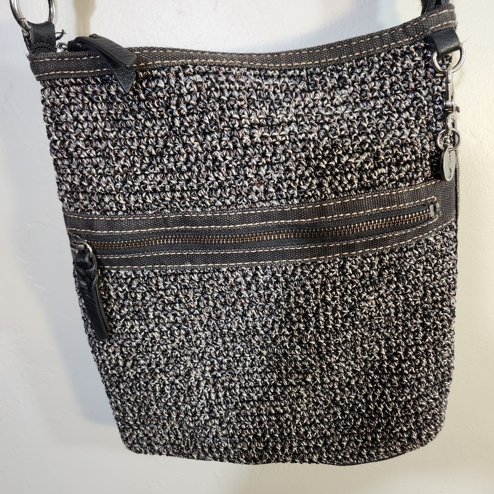 The Sak Stylish Black and Gray Crossbody